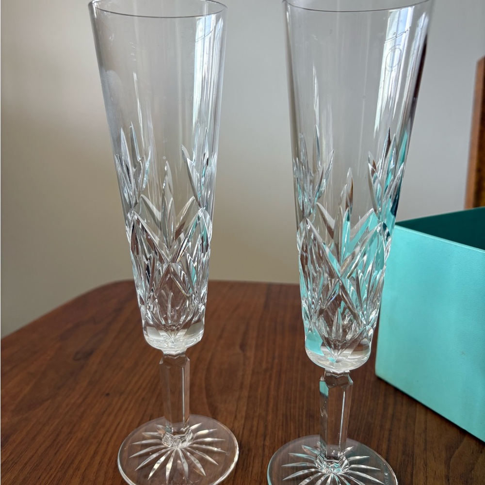 Tiffany & Co. Sybil collection Champagne Flutes